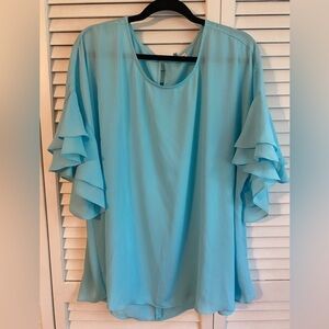 Aqua Dress Top Size 18/20
